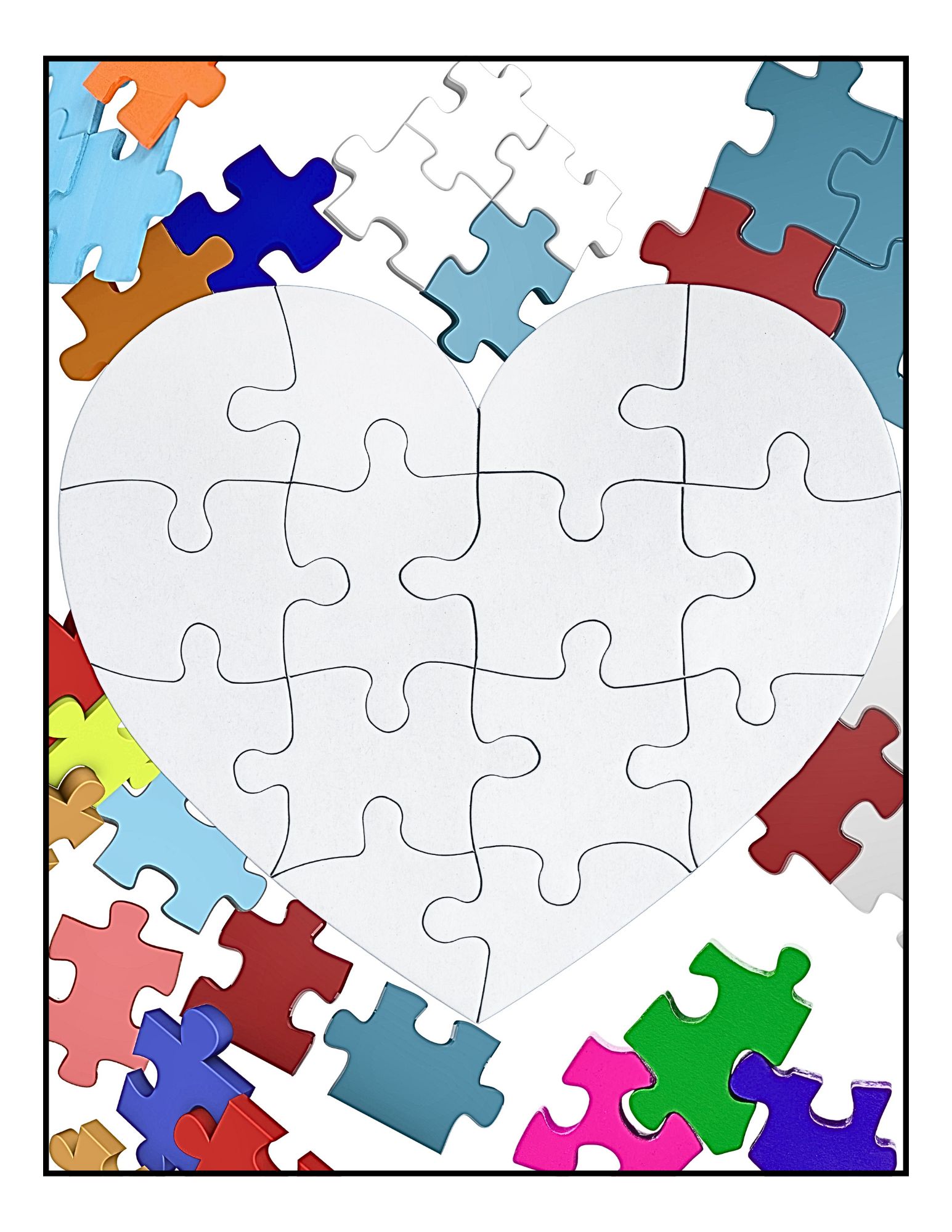 Puzzle Coloring Page