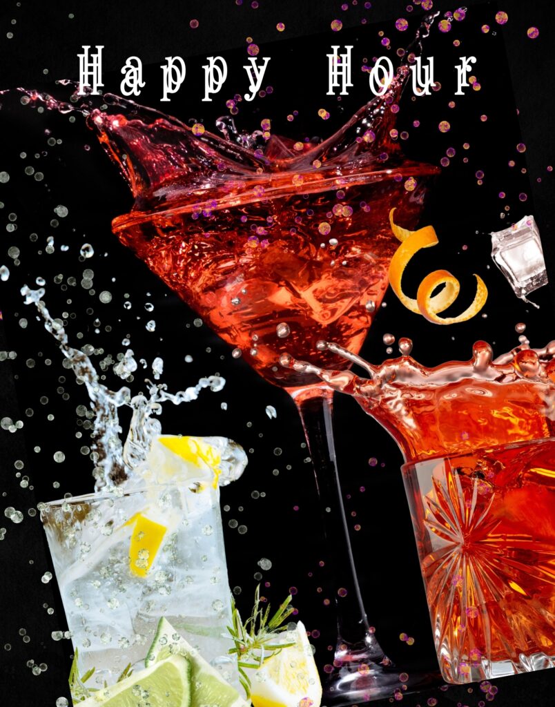 Happy Hour Wall Art at 300 dpi
