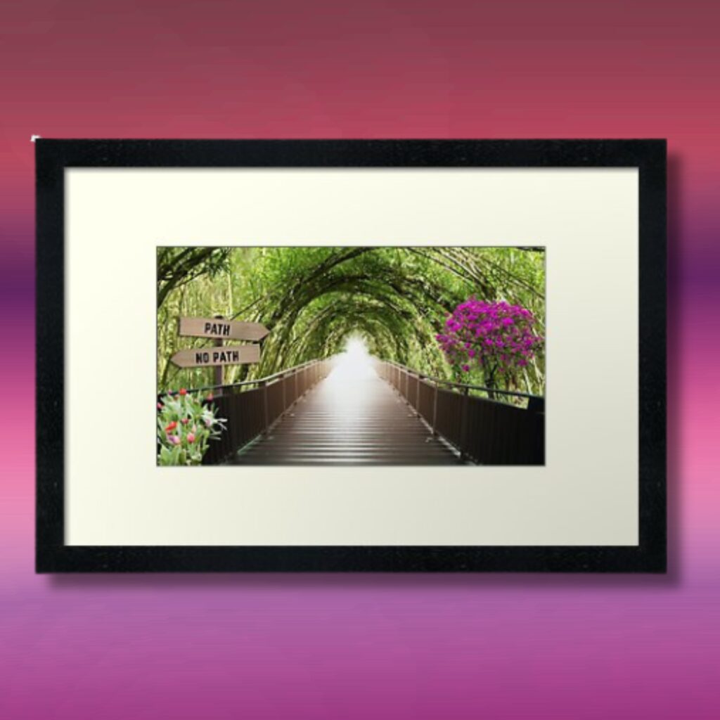 Pathway To The Unknown Framed Wall Art