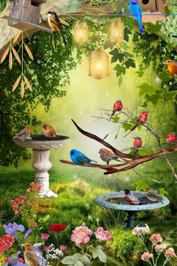 The Bird Garden Wall Art