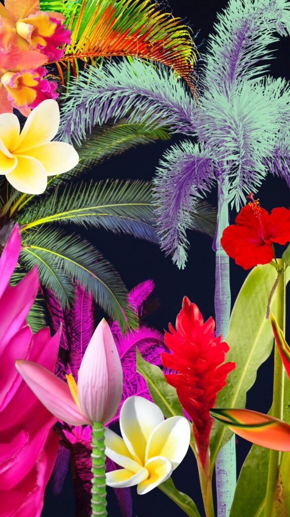 Tropical Garden Wall Art 300 dpi
